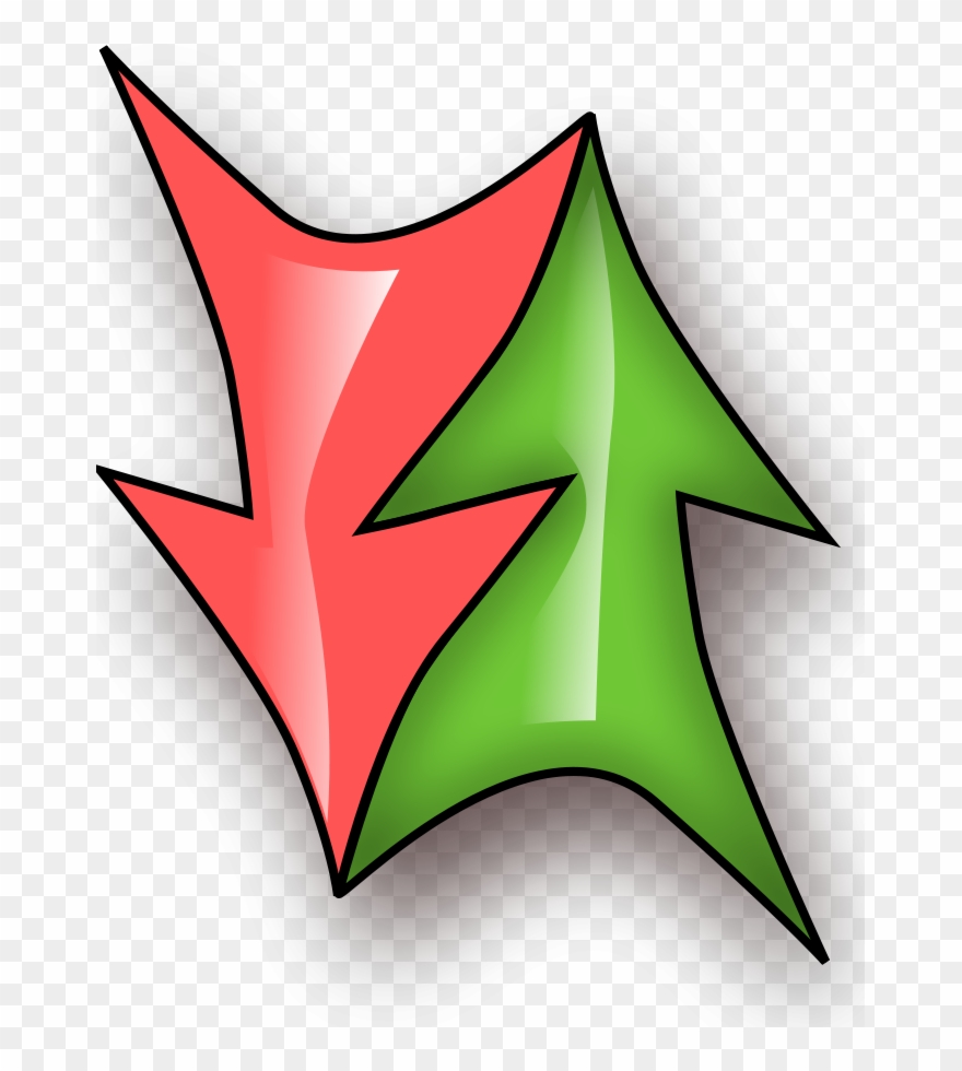 Free North Arrow Orienteering Free Double Arrow - Animated Double Ended Arrow Clipart