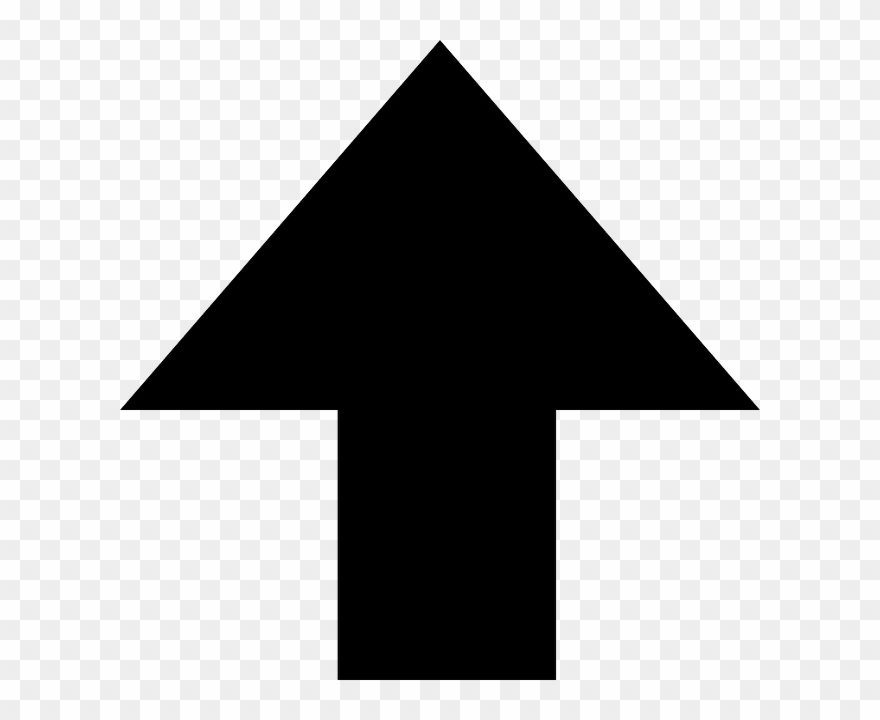 Arrow - Arrow Up Png Black Clipart