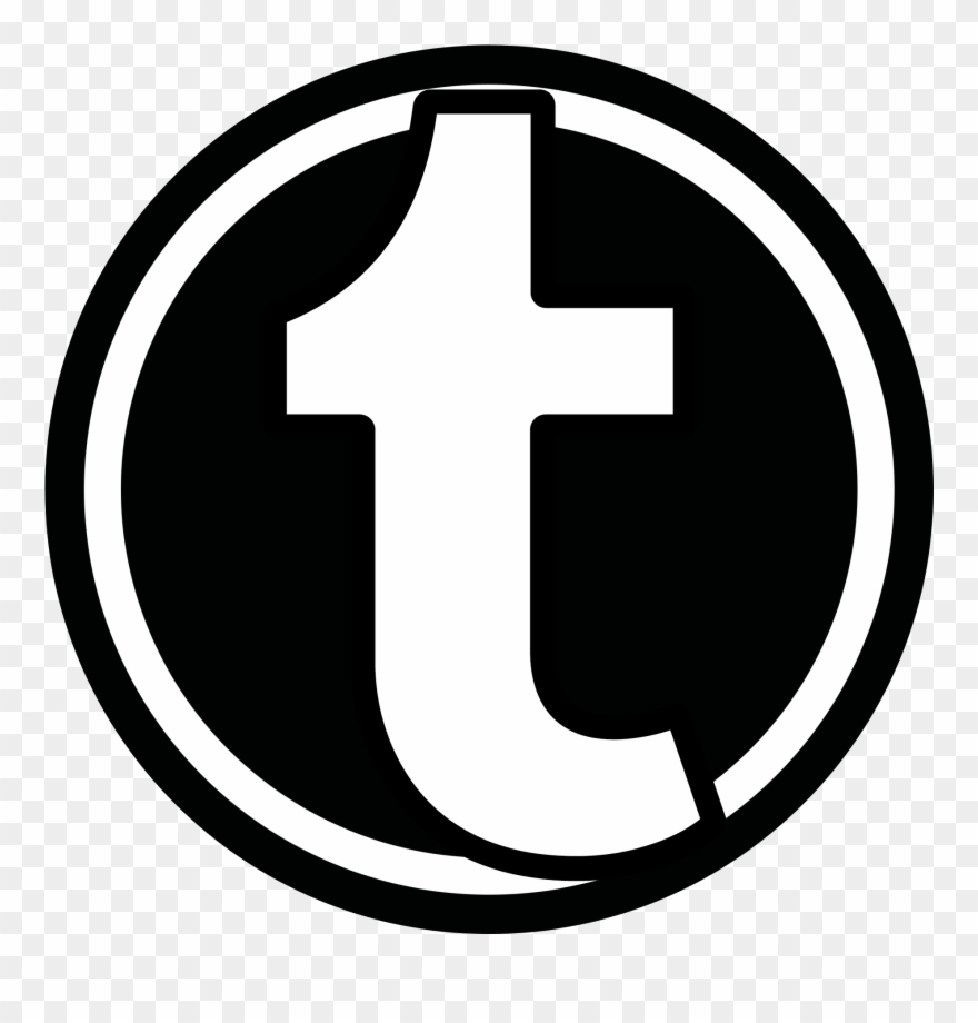 Other Tumblr Icon Png Images - Logo B&w Clipart