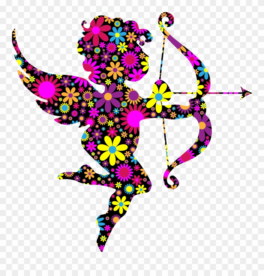 Small Cupid - Cupid God Silhouette Clipart