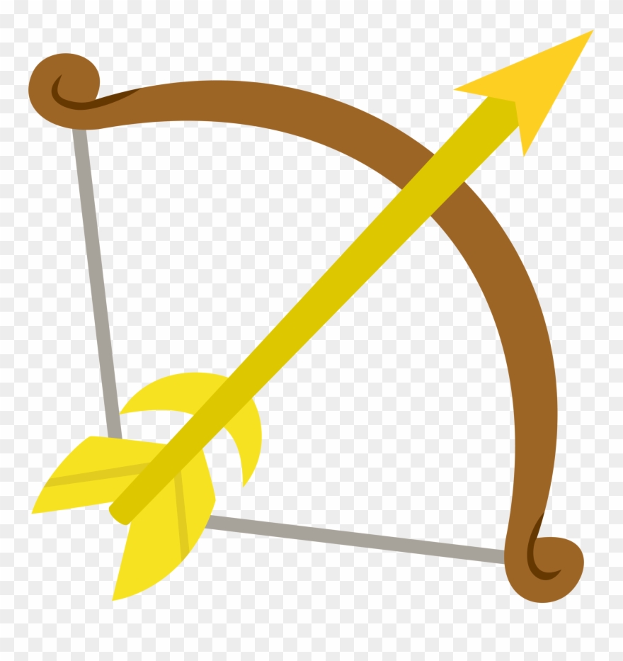 Golden Arrow-1 - Mlp Cutie Mark Bow Clipart