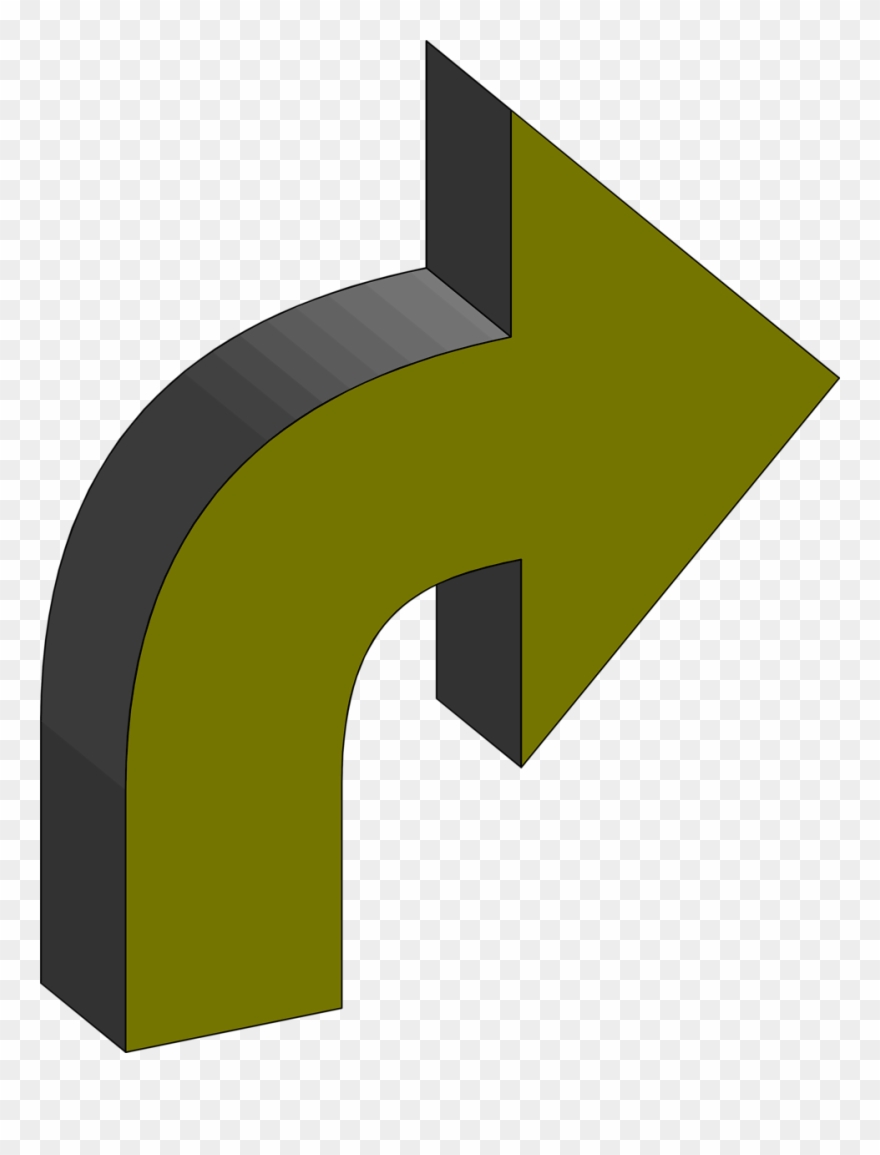 3d Curved Arrows Clip Art Free - Stock.xchng - Png Download