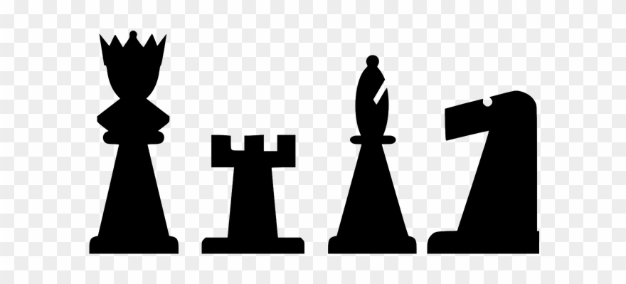 Chess Clipart - Clip Art Chess Pieces - Png Download