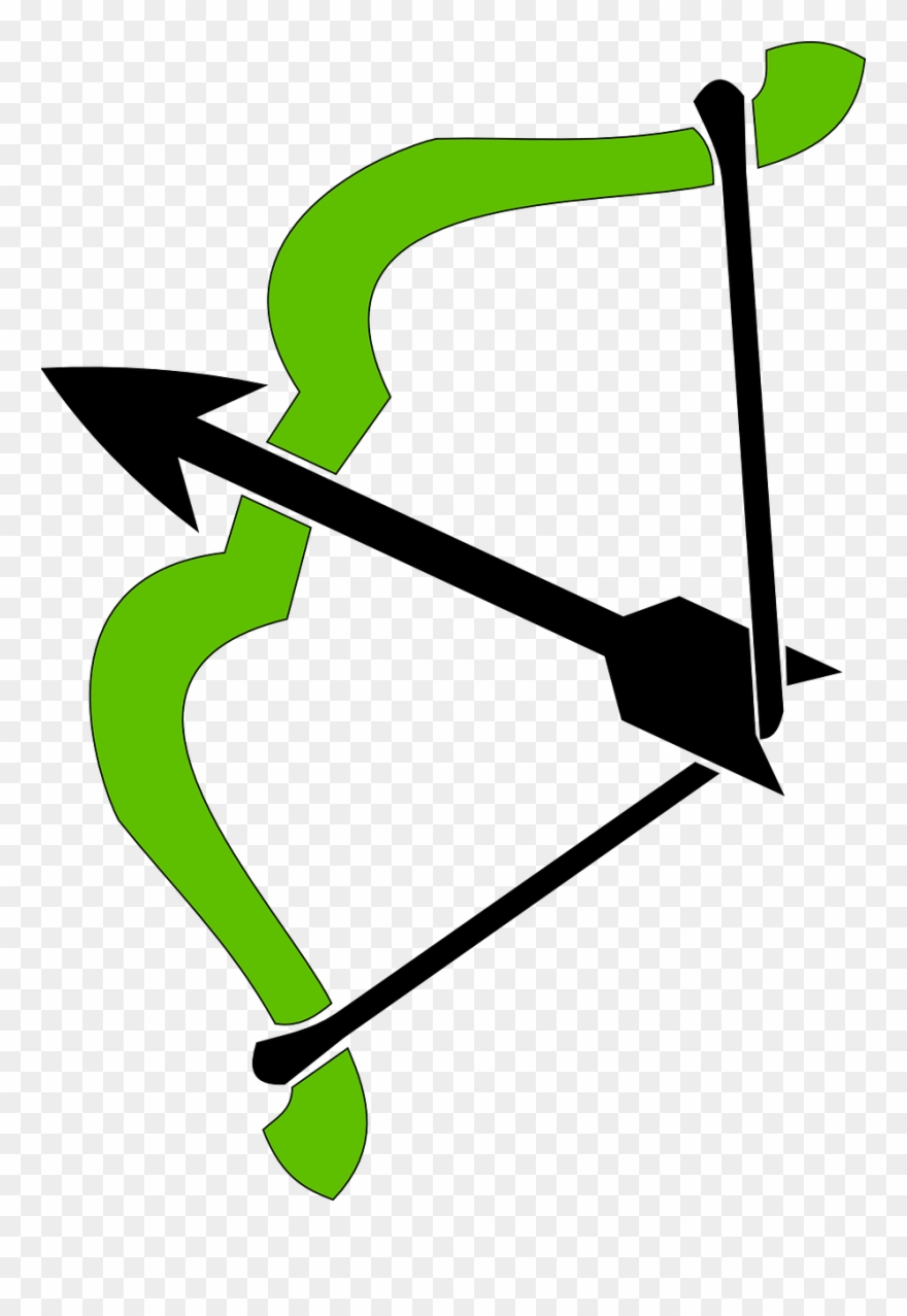 Bow Arrow Shaft - Bow And Arrow Clip Art - Png Download