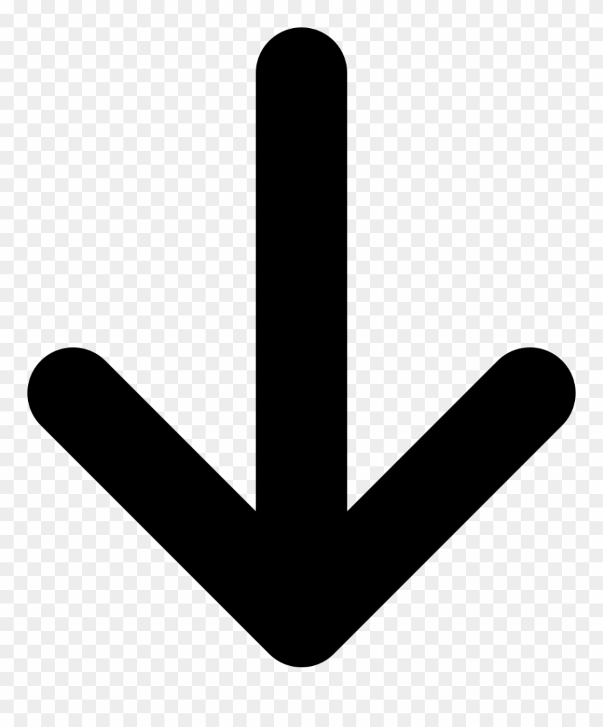 Arrow Down Comments - Pijl Omlaag Clipart