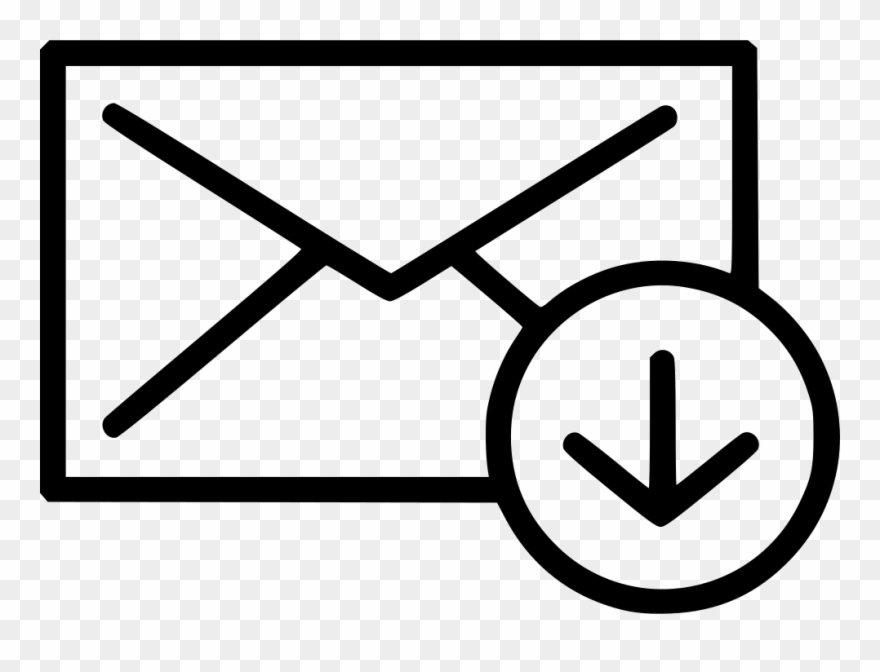 Message Arrow Down Comments - Email Clipart