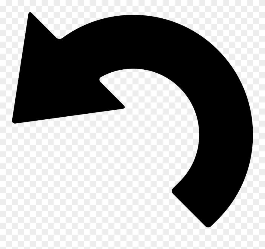 Left Curved Arrow Comments - Curved Arrow To The Left Clipart