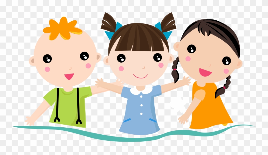 Hand Painted Cartoon Flat Children S Decorative - Çoçuklar Png Clipart