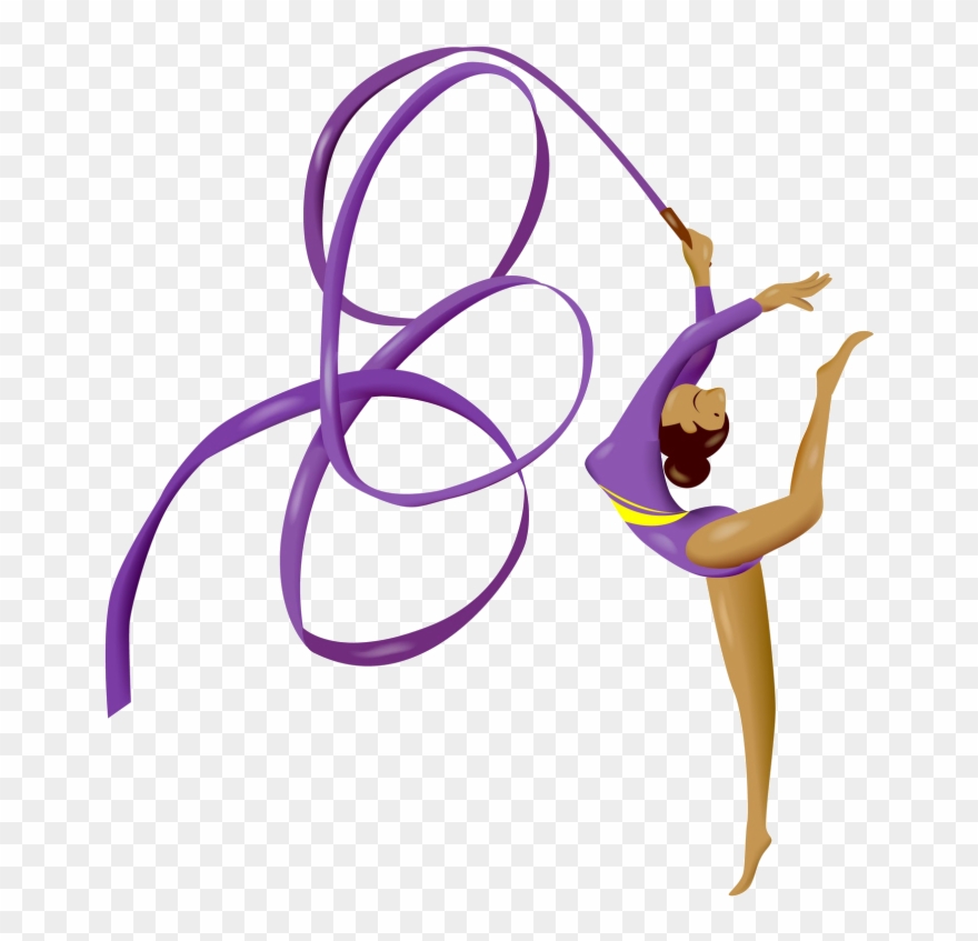Gymnastics Png - Gimnasia Ritmica Dibujo Png Clipart