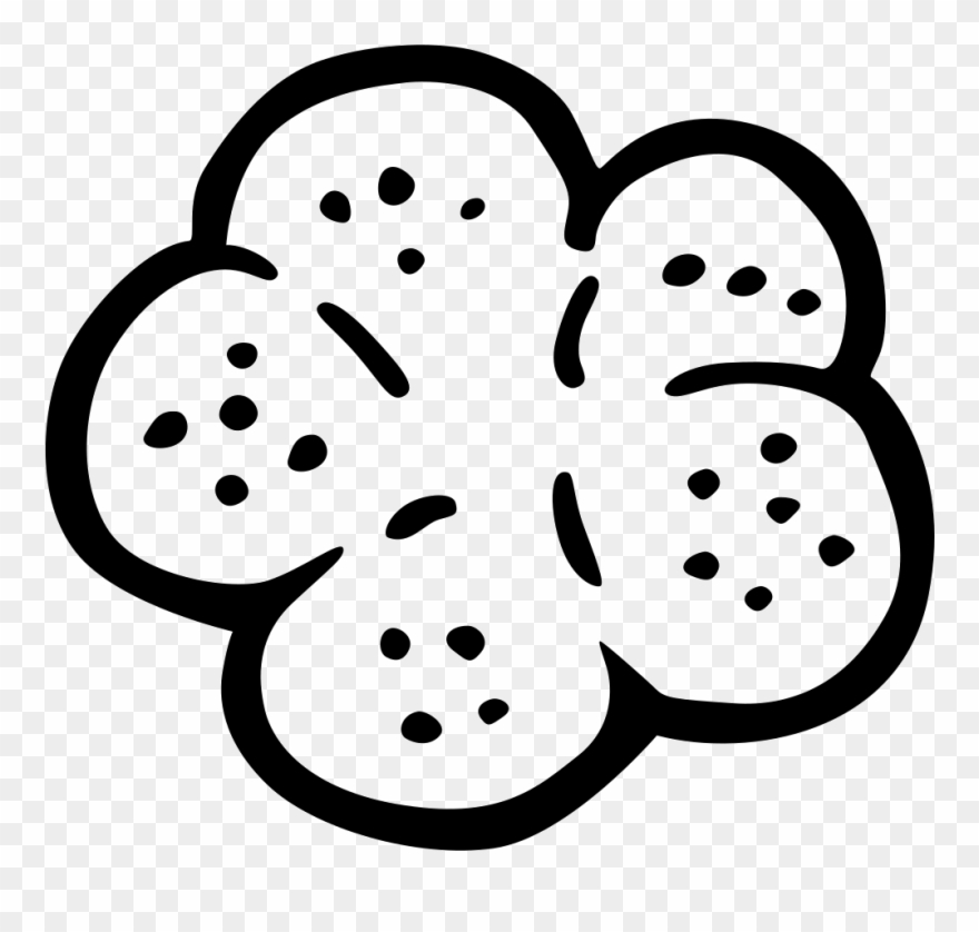 Flower Or Vegetable Leaves Hand Drawn Food Comments - Vegetable Clipart