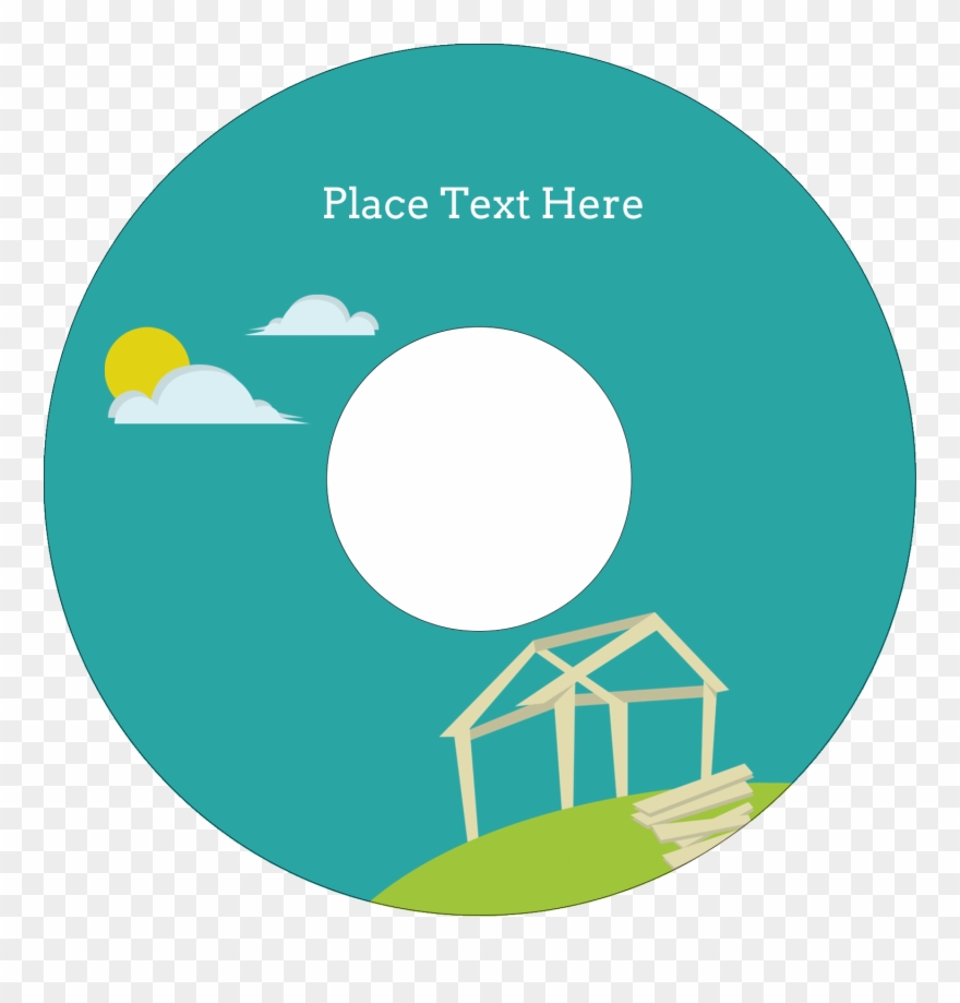 65" Cd-dvd Label - Order Here Button Clipart