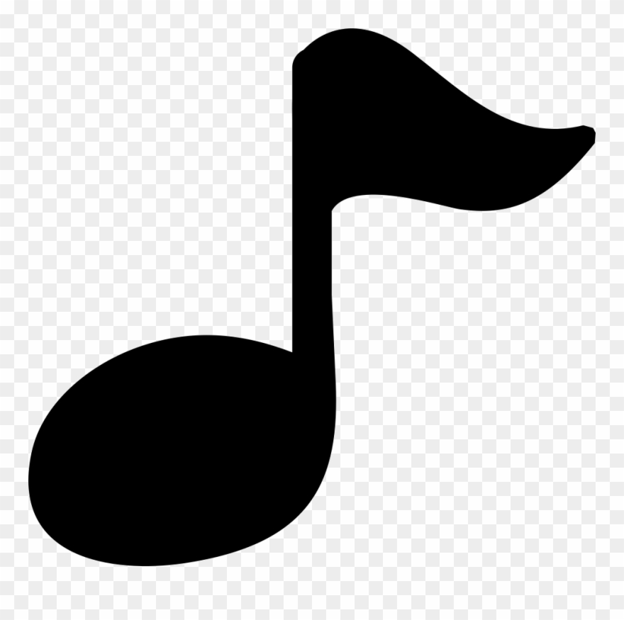 Music Black Note Shape Svg Png Icon - Free Logo Shape Music Clipart