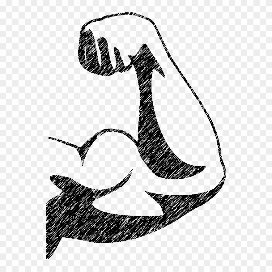 Durable - Muscular Arm Clip Art - Png Download