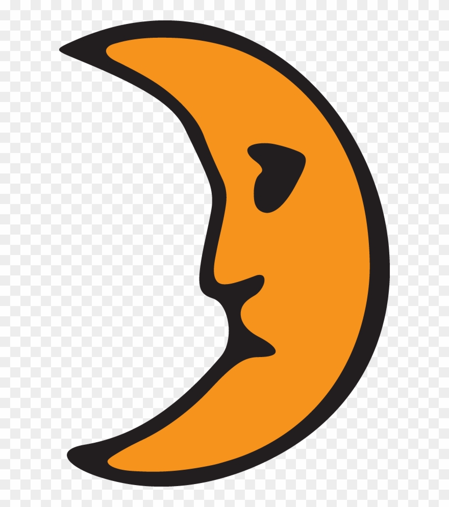 Cartoon Moon - Cartoon Clipart