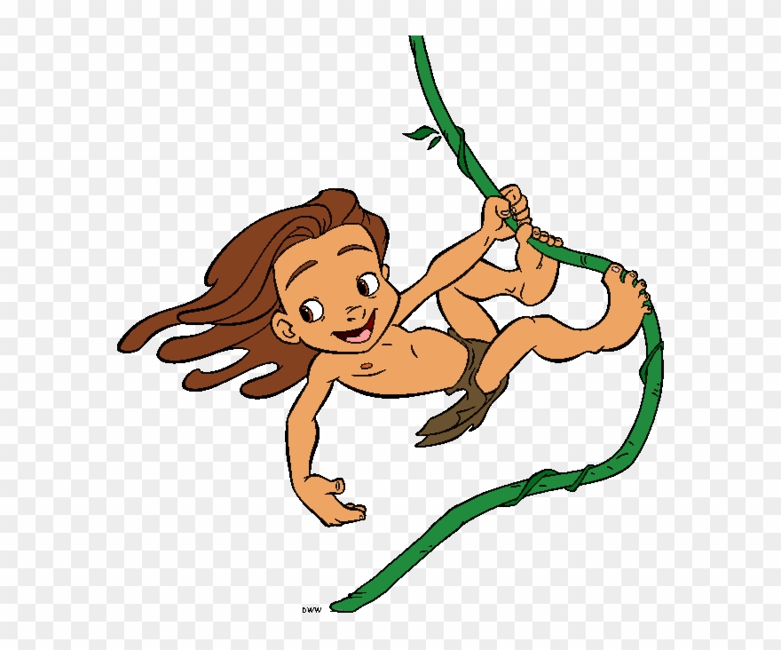 Young Clipart - Tarzan Clipart - Png Download