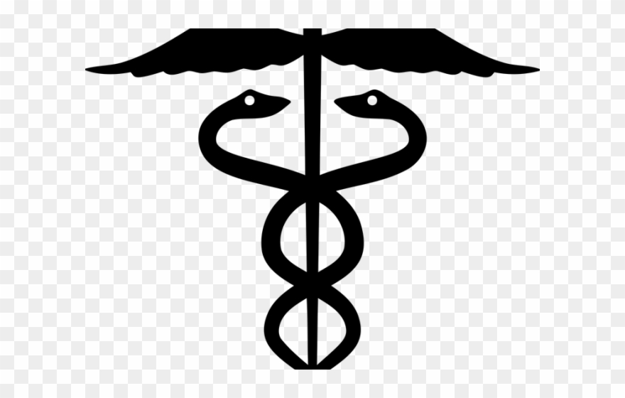 Doctor Symbol Clipart Greek Mythology - Rod Of Asclepius - Png Download