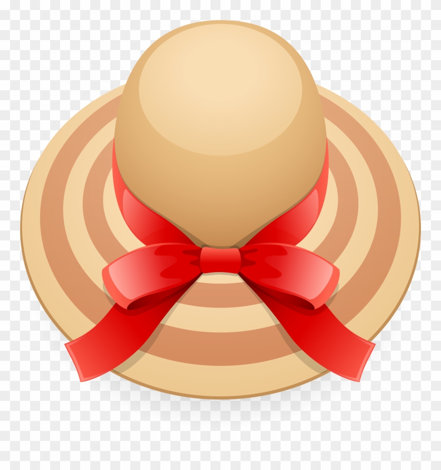 Clipart Sunglasses Beach Hat - Vector Graphics - Png Download