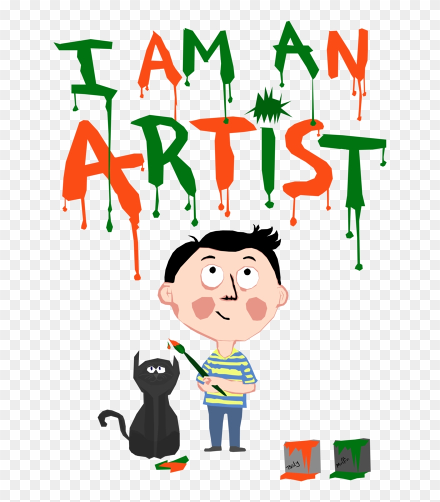Inspirational Clip Art Clip Art Royalty Free - Am An Artist - Png Download