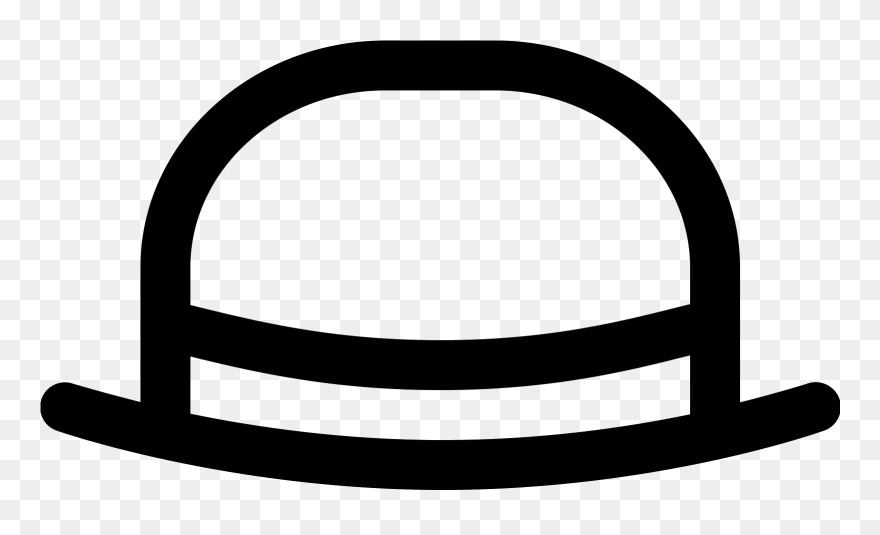 Bowler Hat Icon - Icon Clipart