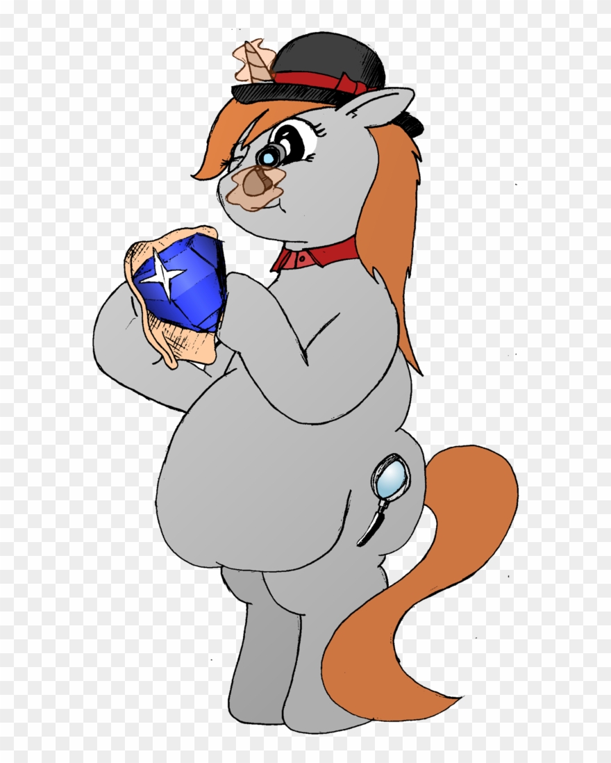 Fatponysketches, Bipedal, Bowler Hat, Chubby, Cloth, - Cartoon Clipart