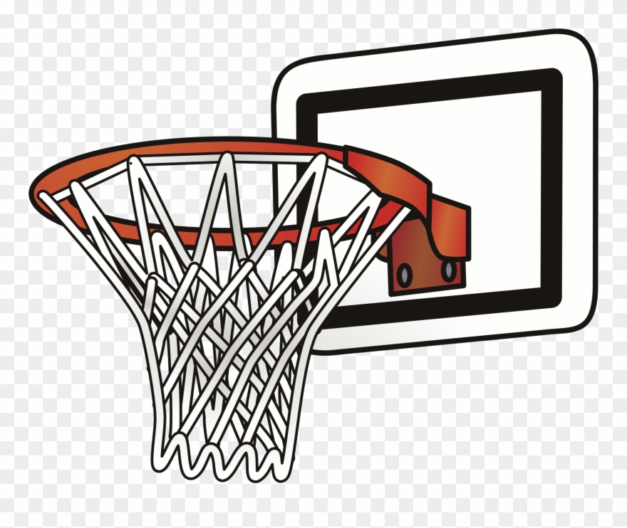 Basketball Hoop - バスケット ゴール イラスト フリー Clipart