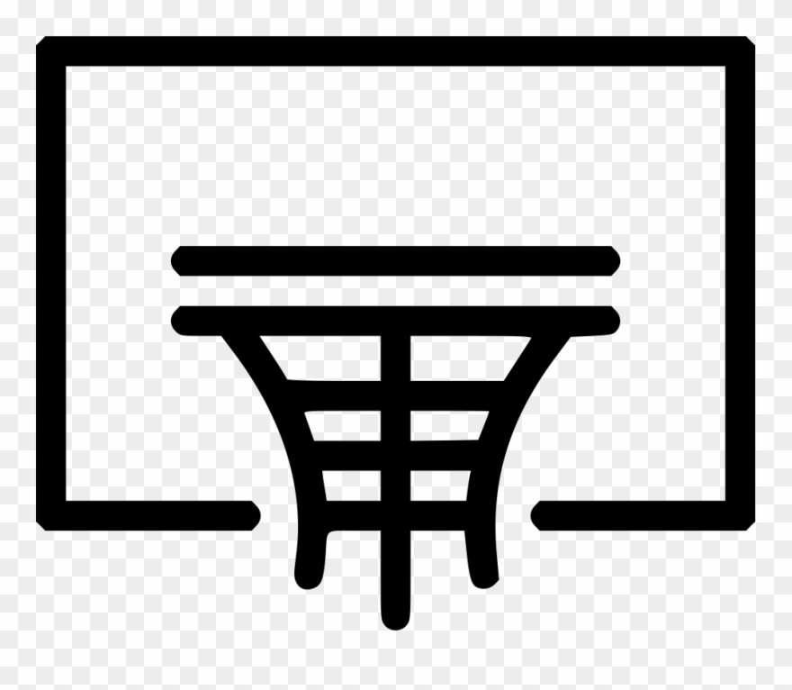 Basketball Hoop Comments - Basketball Net Flat Design Clipart