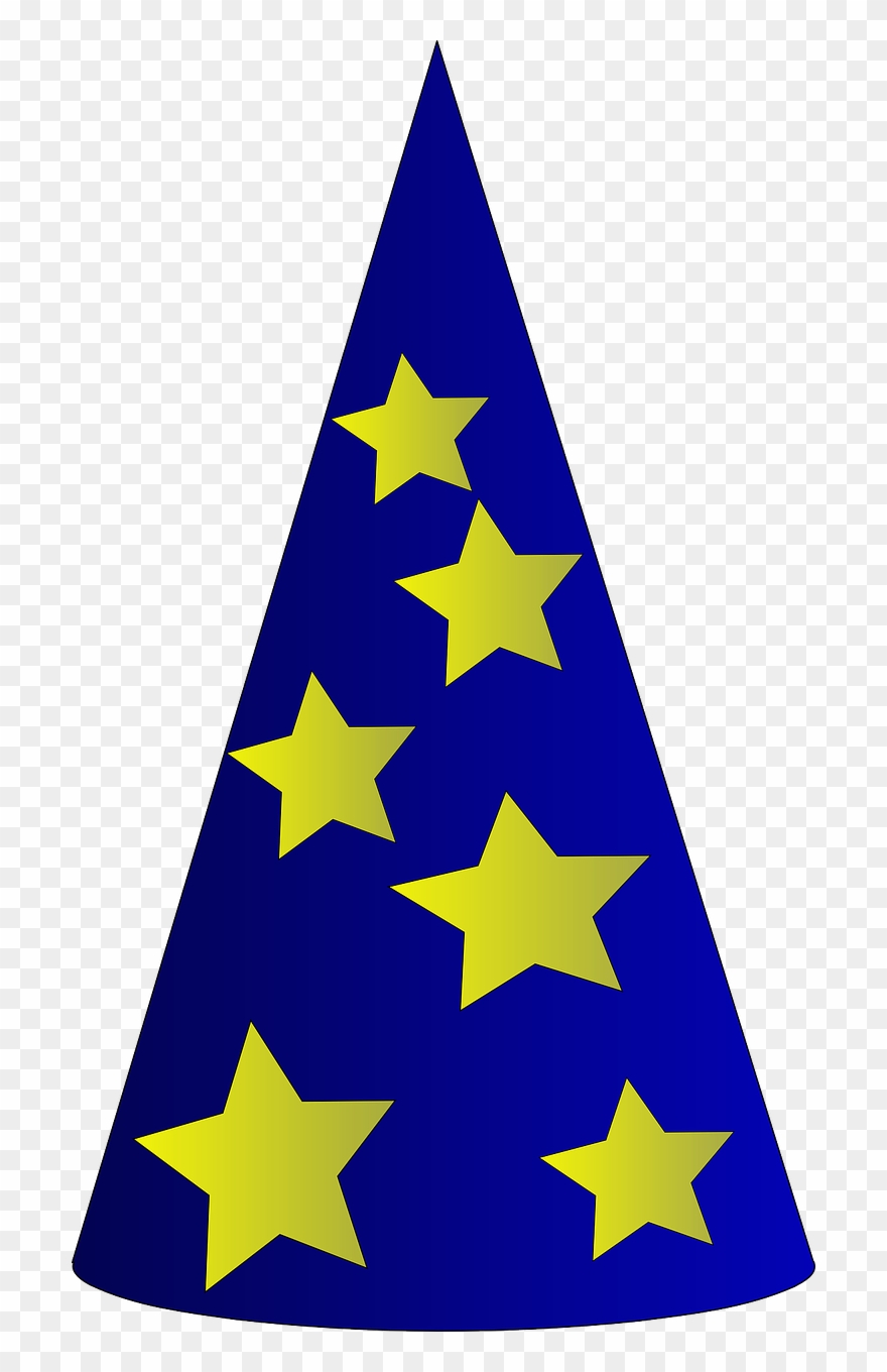 Wizard Birthday Hat Cap Png Image - Wizard Hat Clipart Transparent Png