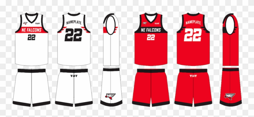 Basketball Clipart Falcon - Falcons Basketball Uniform - Png Download