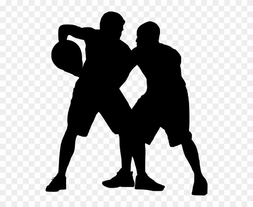 Silhueta Jogador De Basquete Png Clipart