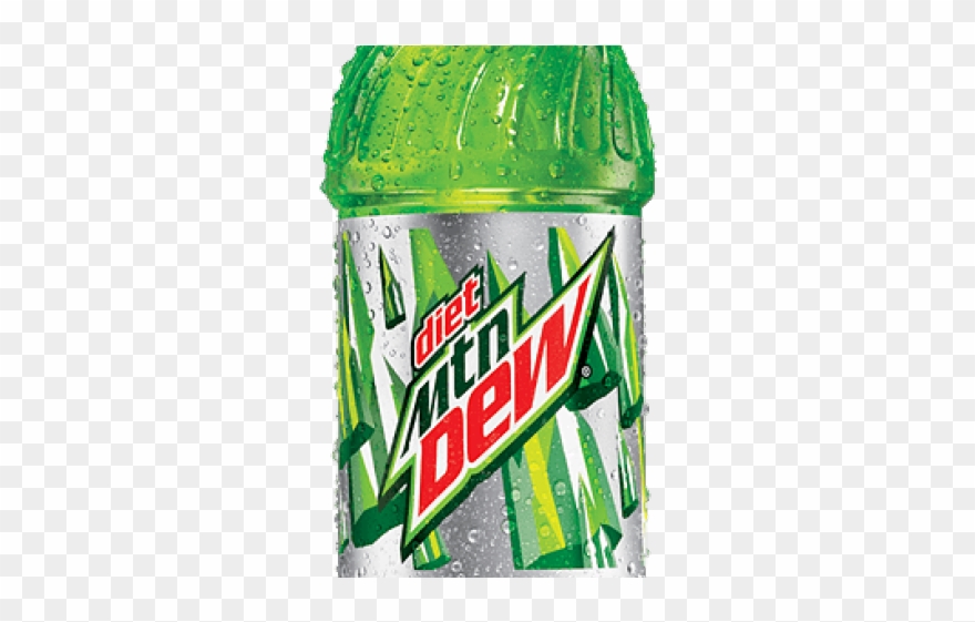 Mountain Dew Clipart Black And White - Diet Mountain Dew - 24 Pack, 12 Fl Oz Cans - Png Download