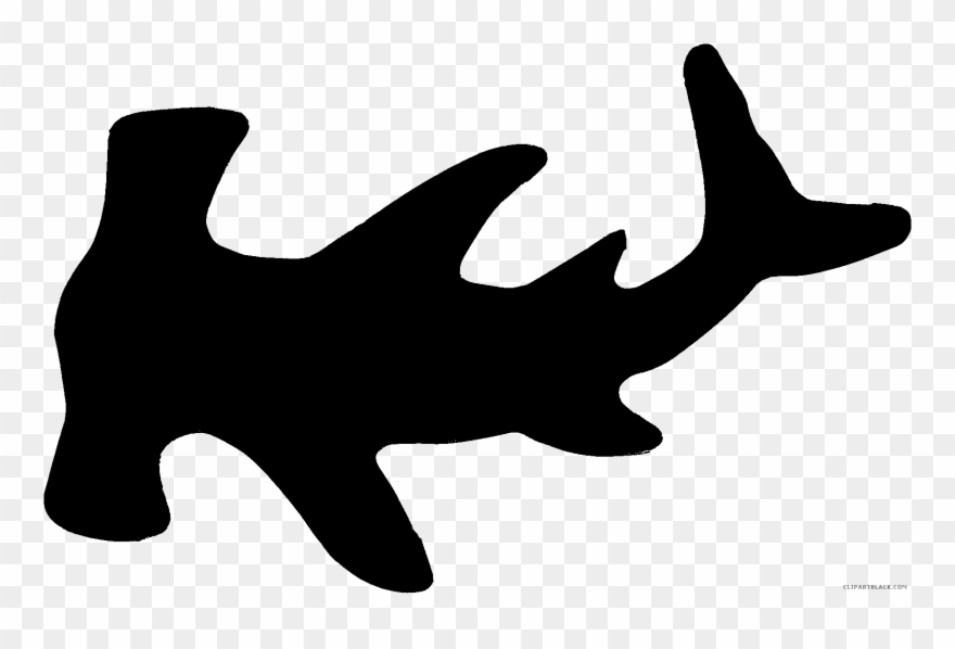 Page Of Clipartblack Com Animal Free Black - Hammerhead Shark Clip Art - Png Download