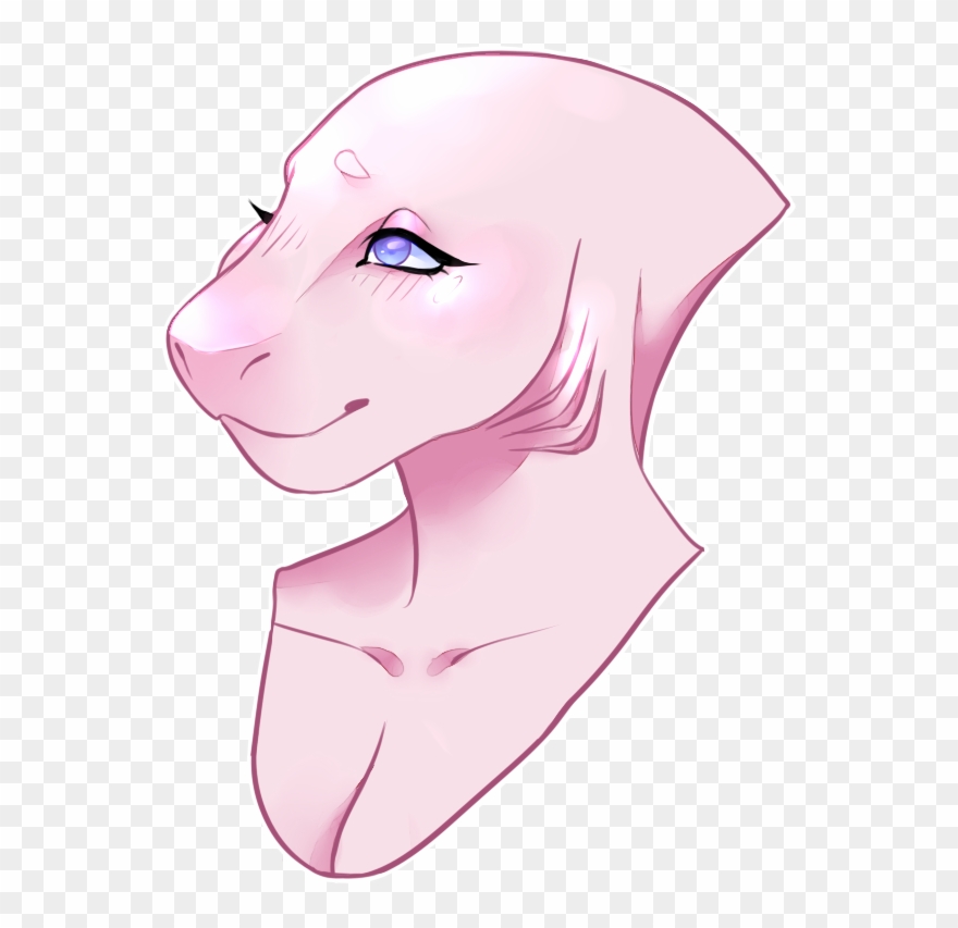 Gummy Shark Bust - Apilco Elysian Gardens Saucer Clipart