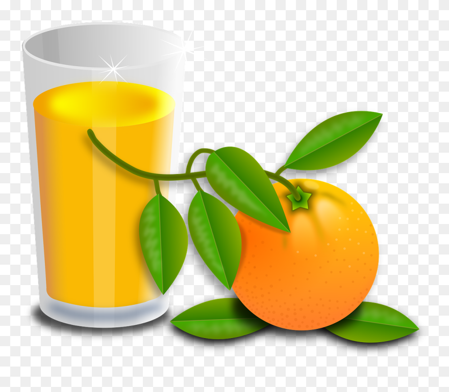 Download Illustration Clipart Orange Juice Juice - Clipart Pohon Jeruk - Png Download