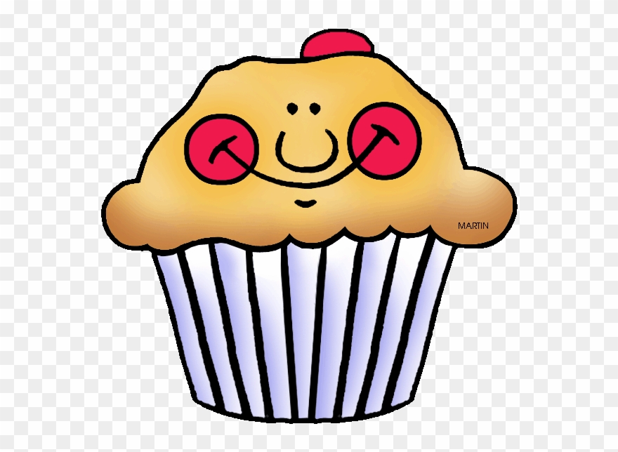 Muffin Clipart Face - Cranberry Muffins Clipart - Png Download