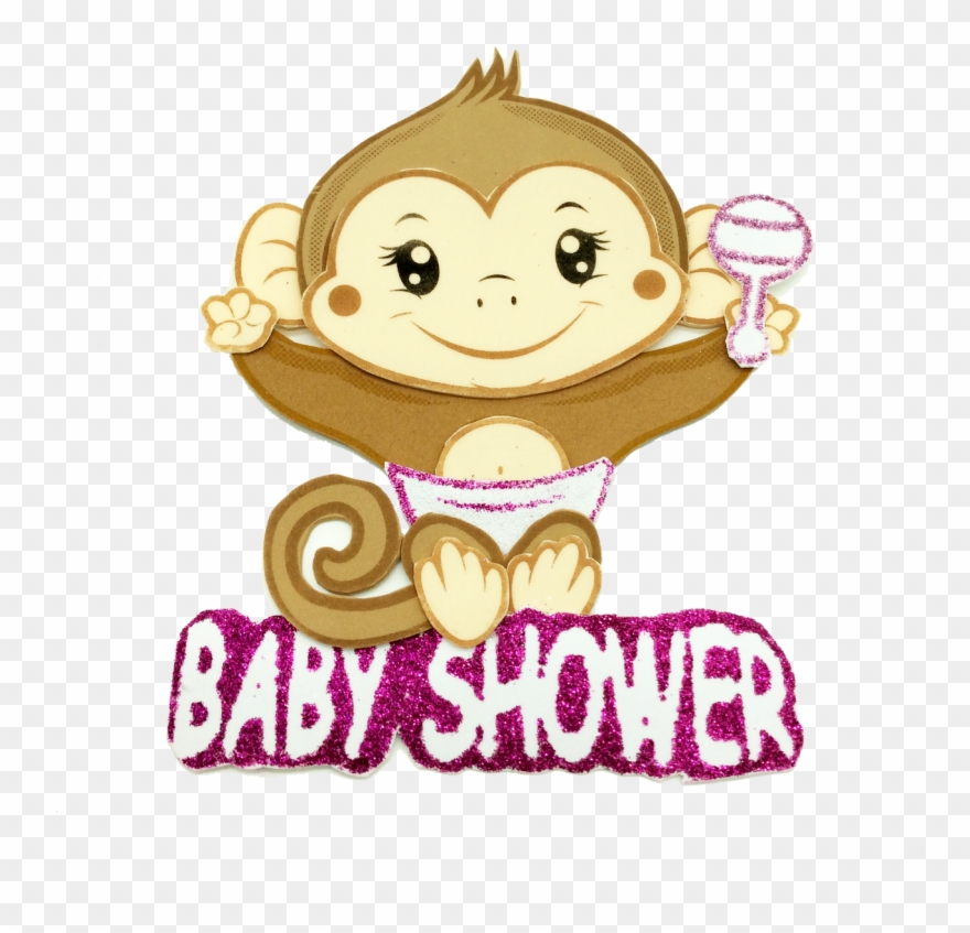8" Baby Monkey - Cartoon Clipart