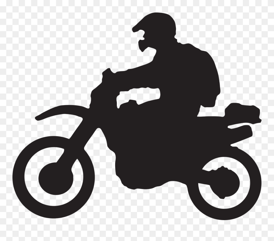 Motorcycle Silhouette Cliparts 2, Buy Clip Art - Moto Vector Png Transparent Png