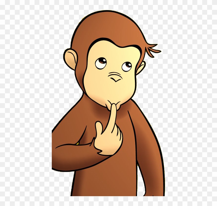 Jorge El Curiosos - Curious George Finger Clipart