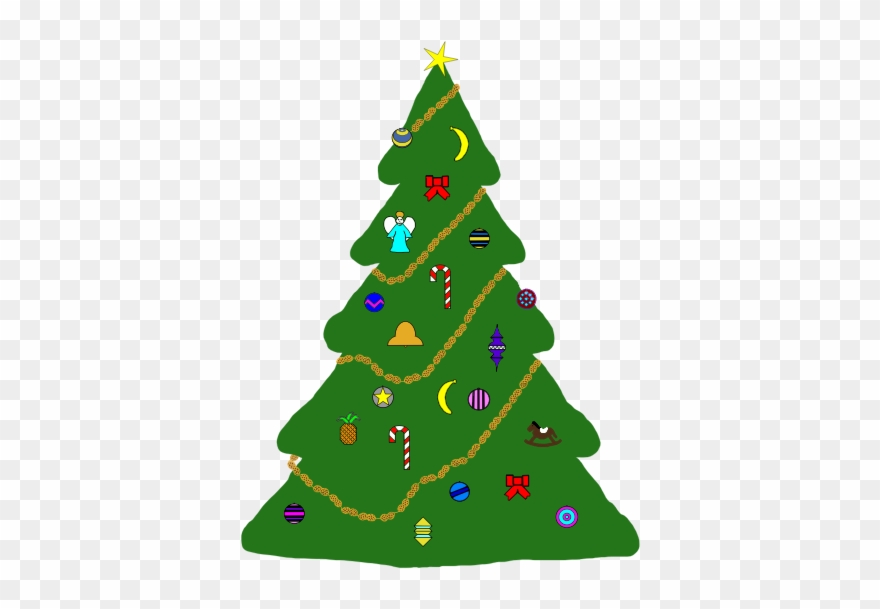 Christmas Tree Christmas Ornament Christmas Day Christmas - Arvore De Natal Em Desenho Clipart
