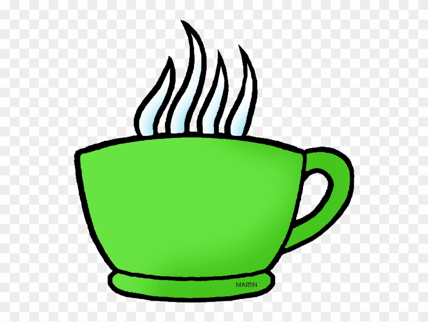 Coffee Cup - Green Cup Clipart - Png Download