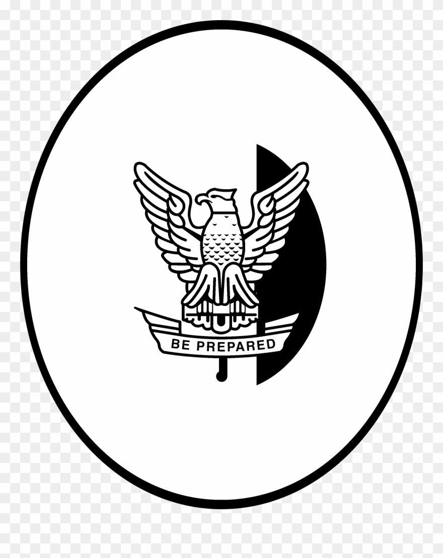 Best Hd Boy Scouts Eagle Scout Logo Black And White - Eagle Scout Black Png Clipart