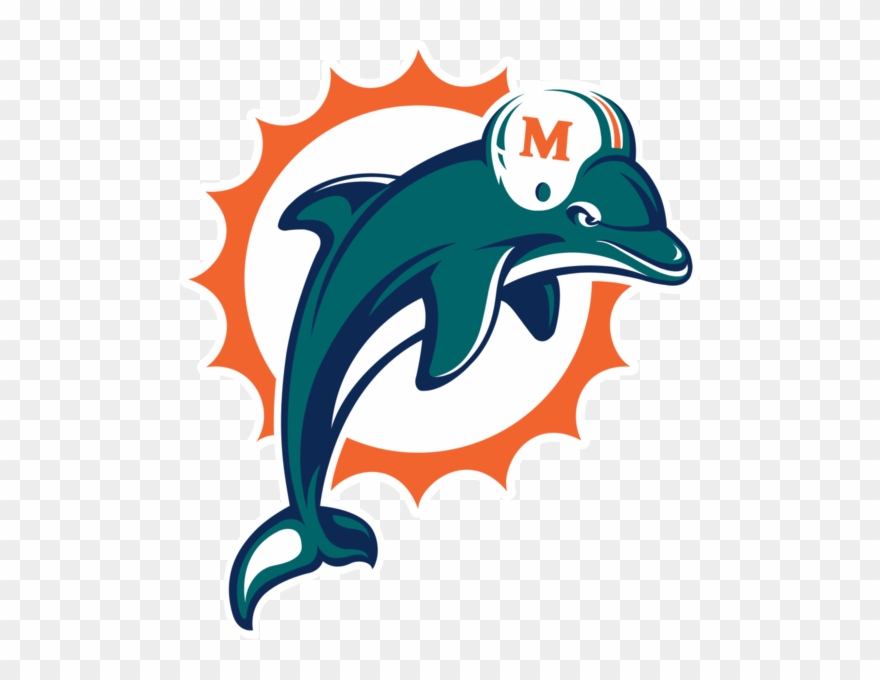 Dolphins Clipart Svg - Miami Dolphins Logo - Png Download