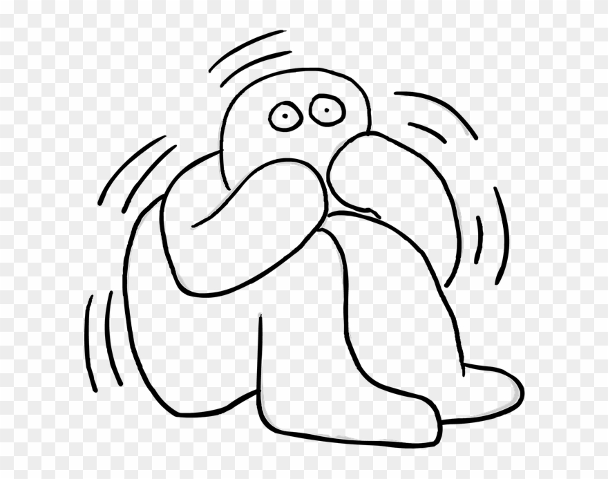 Afraid Face 16, Buy Clip Art - Phobia Fear Clipart - Png Download