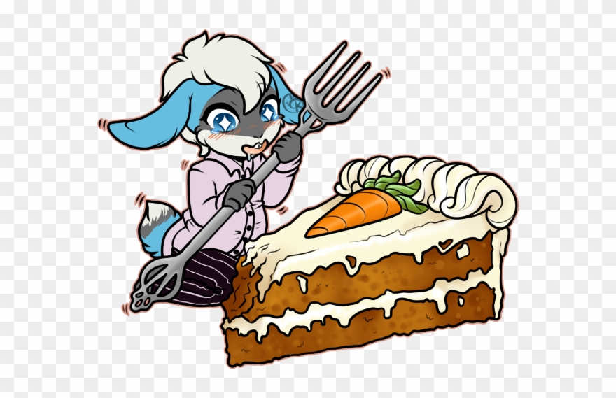 The Perfect Carrot Cake - Cartoon Clipart