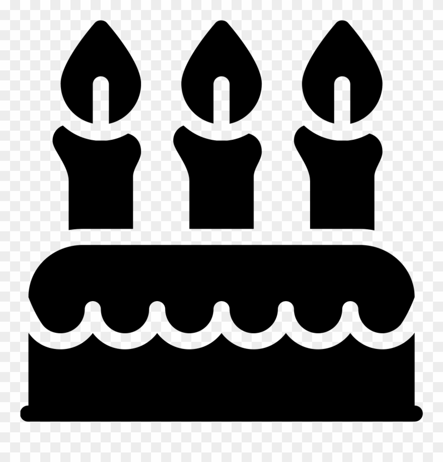 There Is A Rectangle, With A Wavy Line In It - Birthday Icon Png Hat Clipart