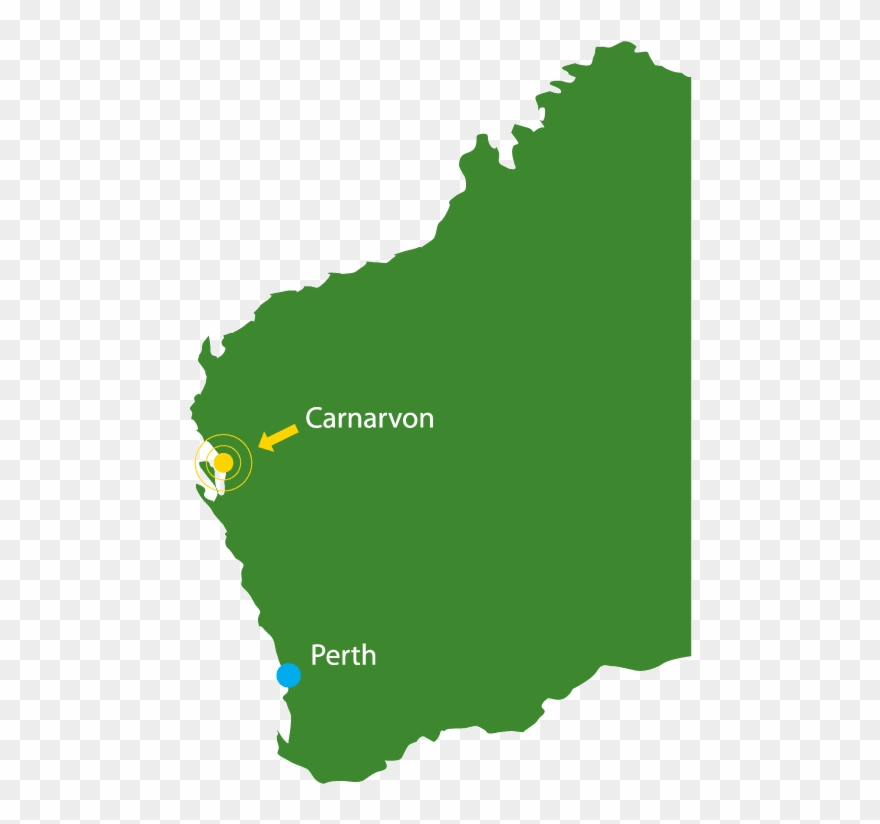 Map Of Carnarvon - Carnarvon On The Map Clipart