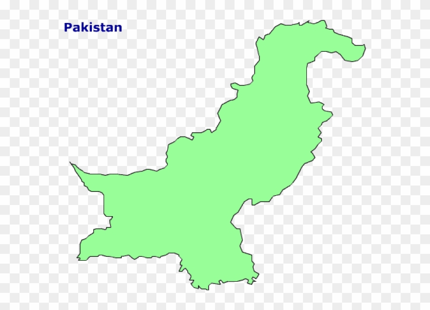 Map Of Pakistan - Pakistan Outline Map Clipart