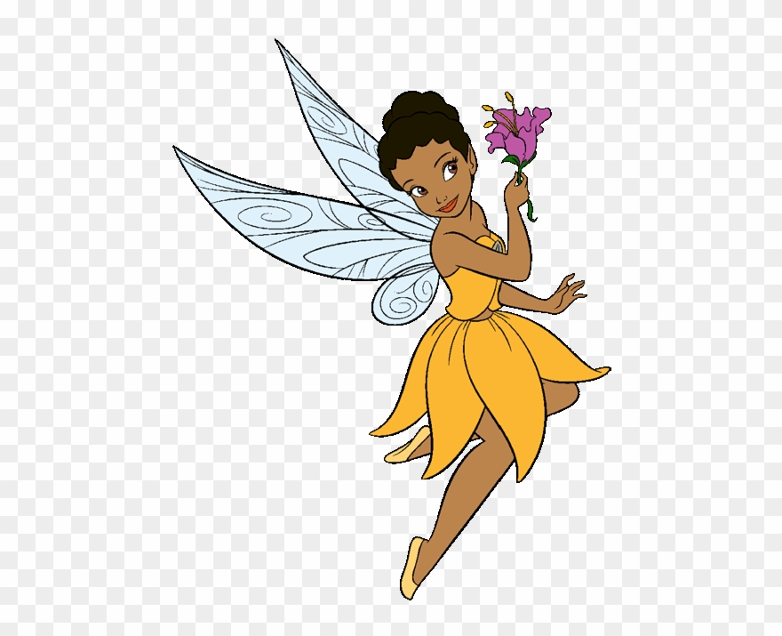 Disney Fairies' Iridessa Clip Art Disney Clip Art Galore - African American Fairy Cartoon - Png Download