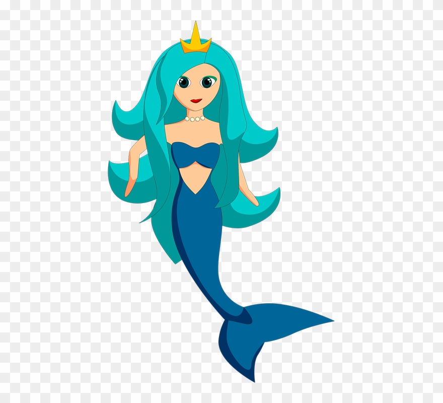 Free Princess Clipart 24, Buy Clip Art - Mermaid Princess - Png Download