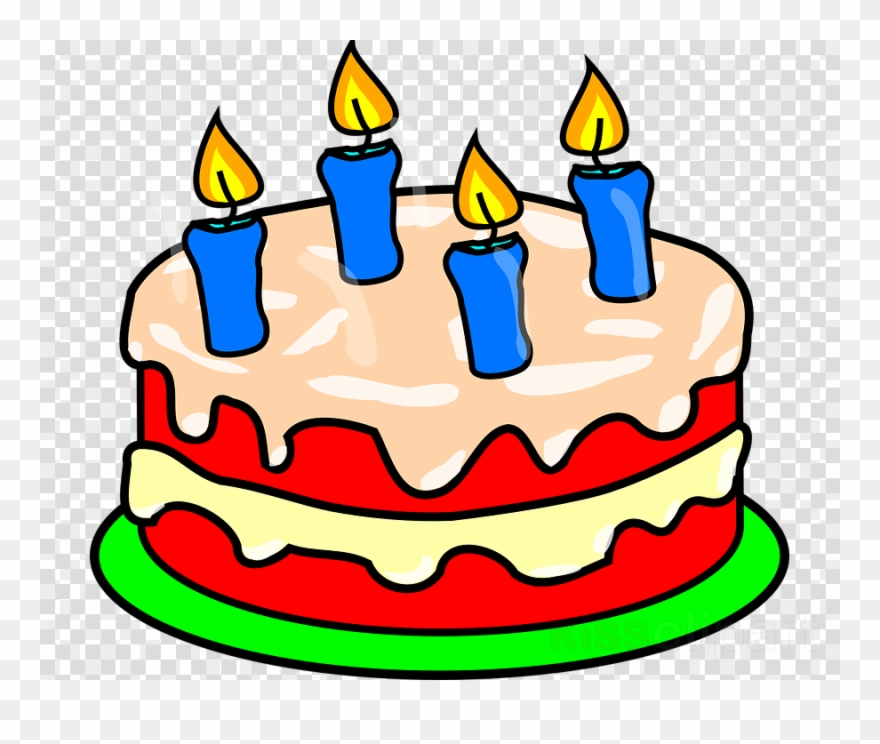 Cake Clipart Birthday Cake Clip Art - Have 7 Candles Lit 2 Go Out Riddle - Png Download