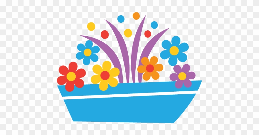 Flower Boat - Boat Clipart